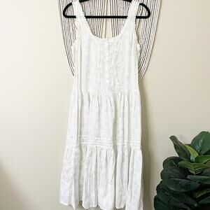 Eileen West For Queen Anne's Lace Vintage 100% Cotton Nightgown M